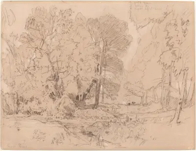Wooded Landscape (probably 1841) av John Sell Cotman