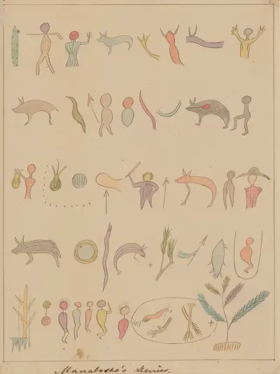 Manaboshovy úkoly, 1849 – Nr. 2, Seth Eastman