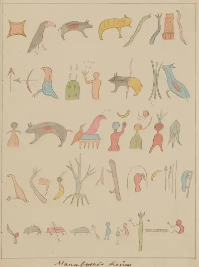 Manaboshoovy nástroje, 1849 – Nr. 4, Seth Eastman