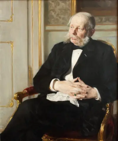 Baron Otto Ditlev Rosenørn-Lehn av Peder Severin Krøyer