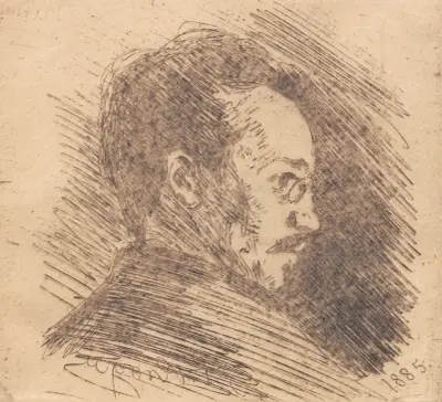Portræt af Julius Paulsen av Peder Severin Krøyer