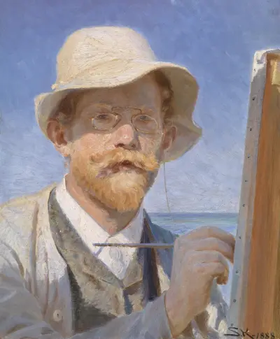 Self-Portrait av Peder Severin Krøyer