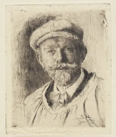Selvportræt, 1899 av Peder Severin Krøyer