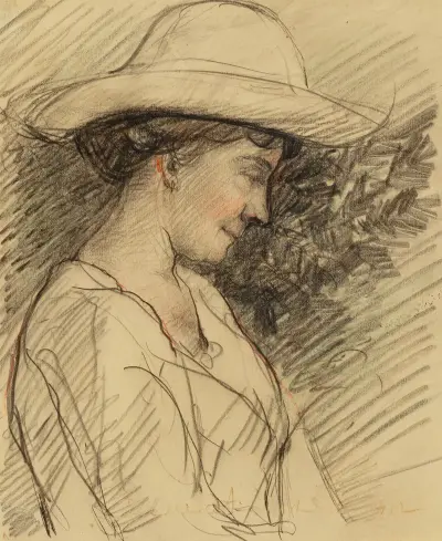 Aileen at Asolo av Donald Shaw MacLaughlan
