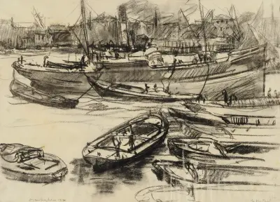 London in the Pool av Donald Shaw MacLaughlan