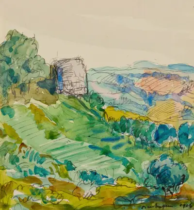 På vägen till Gaillac av Donald Shaw MacLaughlan