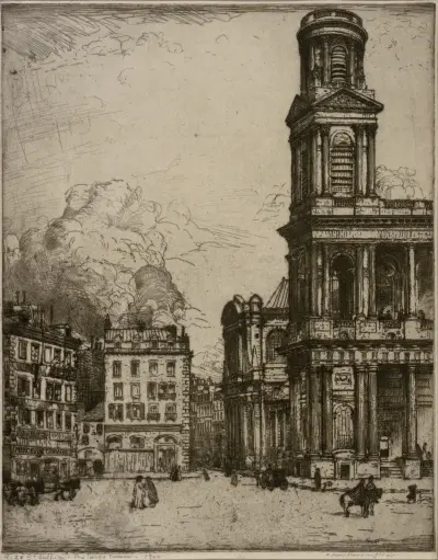 St. Sulpice Paris, La Grande Tour av Donald Shaw MacLaughlan