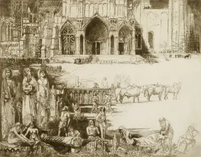 Die Baumeister der Kathedrale von Chartres von Donald Shaw MacLaughlan