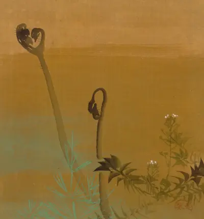 New Ferns av Shibata Zeshin
