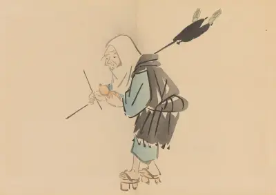 Zeshin iboku tairyūkyo gafu, Pl.11 av Shibata Zeshin