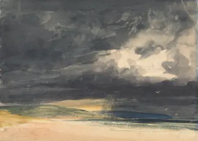Storm på kusten av Thomas Shotter Boys