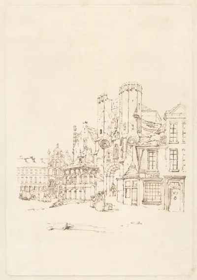 Grevarna av Flanderns slott, Gent av Thomas Shotter Boys