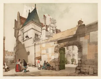 Hôtel de Cluny, Paris av Thomas Shotter Boys