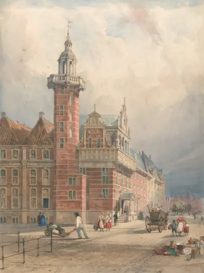 Rådhuset i Haag av Thomas Shotter Boys