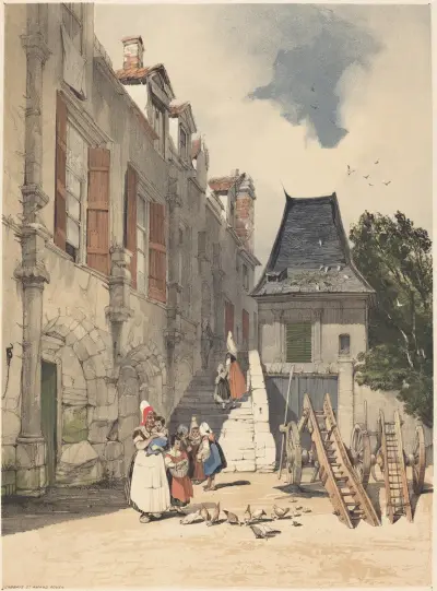L’Abbaye St. Amand, Rouen av Thomas Shotter Boys