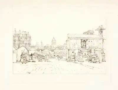 Kajen, Notre-Dame i fjärran av Thomas Shotter Boys