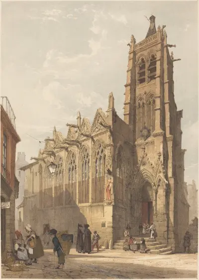 St. Séverin, Paris av Thomas Shotter Boys