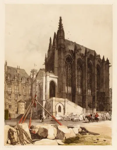 Ste Chapelle, Paris 2 av Thomas Shotter Boys