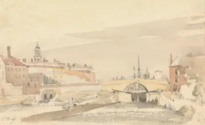 Castle Mills Bridge, York av Thomas Shotter Boys