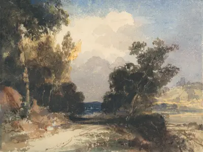 Utsikt nära Arundels slott av Thomas Shotter Boys