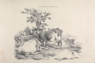 Thomas Sydney Cooper’s cattle subjects Pl.02 av Thomas Sidney Cooper