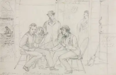 Catching a Tune (probably 1867) av William Sidney Mount