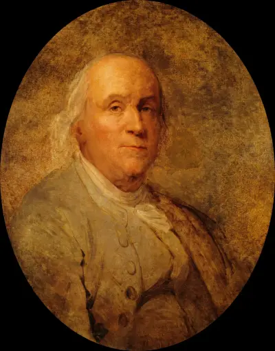 Benjamin Franklin (1706-1790) – nr 3 av Joseph Siffred Duplessis