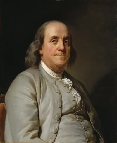 Benjamin Franklin – nr 1 av Joseph Siffred Duplessis