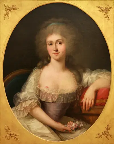 Marie-Louise, princesse de Lamballe (1749-1792) av Joseph Siffred Duplessis