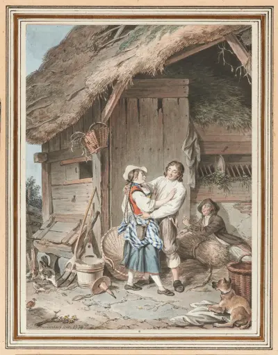 Le doux refus de la paysanne Bernoise av Sigmund Freudenberger