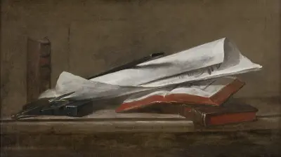 Arkitektens attribut av Jean Siméon Chardin