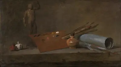 Attributes of the Painter av Jean Siméon Chardin