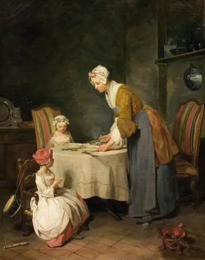 Bordsbönen av Jean Siméon Chardin