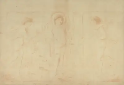 Fancy, Cupid and Pleasure av Simeon Solomon