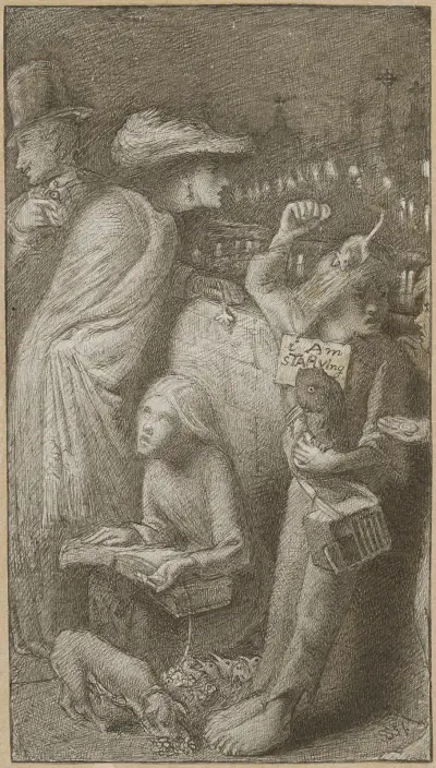 I Am Starving av Simeon Solomon