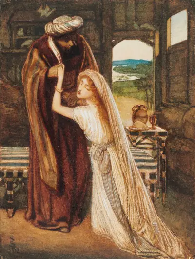 Ruth And Boaz av Simeon Solomon