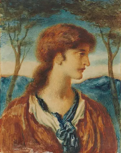 Study Of A Youth av Simeon Solomon