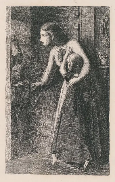 The Haunted House av Simeon Solomon