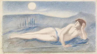 Den sovande Endymion av Simeon Solomon