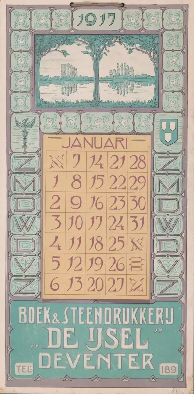 Kalender 1917 von Simon Moulijn