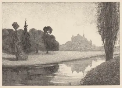 Park bij kasteel von Simon Moulijn
