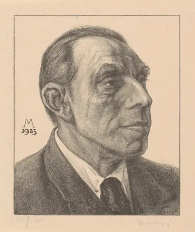 Portret van Hendricus Petrus Bremmer von Simon Moulijn