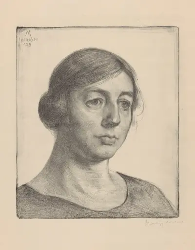 Portrét Henriëtte Haitsma Mulier, 1925, Simon Moulijn