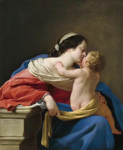 Madonna and Child av Simon Vouet
