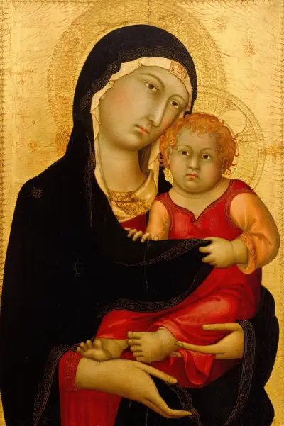 Madonna and Child av Simone Martini