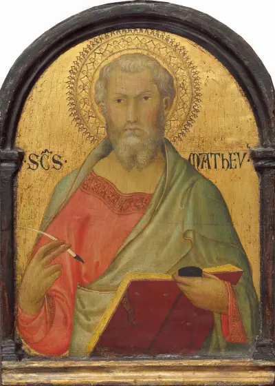 Saint Matthew av Simone Martini