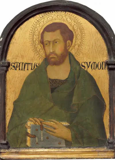 Saint Simon av Simone Martini