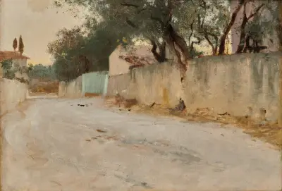 A Road In The South av John Singer Sargent
