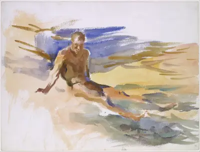 Bather, Florida av John Singer Sargent