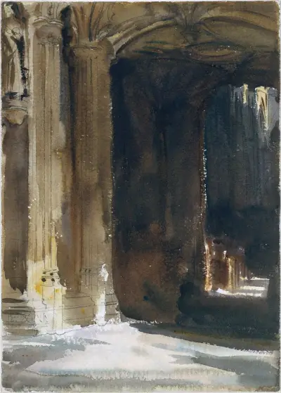 Cathedral Interior av John Singer Sargent